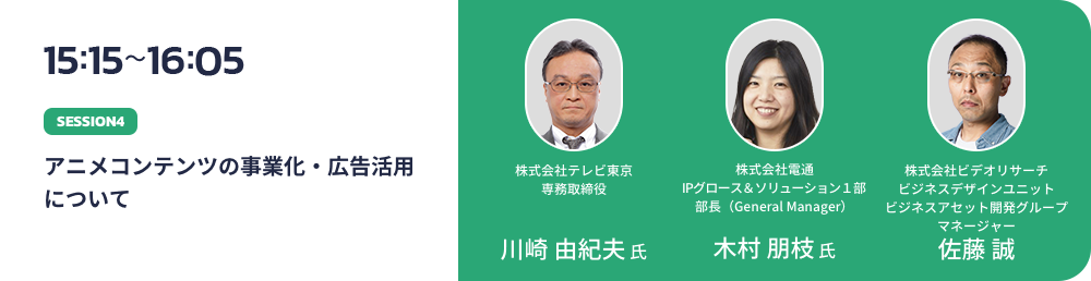 アニメコンテンツの事業化・広告活用について